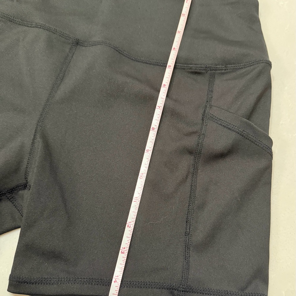 Aeropostale Women's Black Bike Shorts, XL - Picture 6 of 6